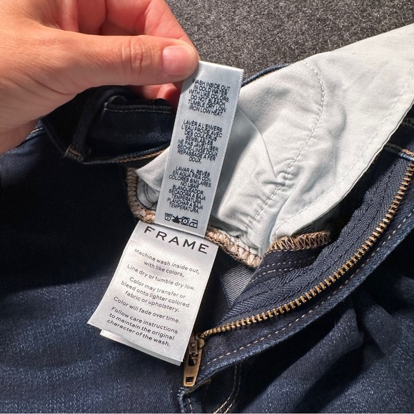 Frame Denim Ali High Rise Cigarette Jean in Cabana, EUC - Picture 7 of 8